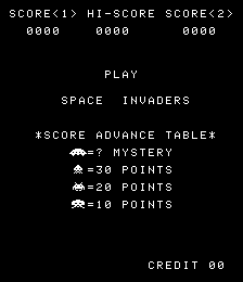 Space Invaders artwork