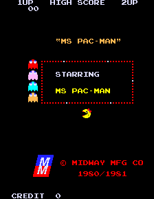 Ms. Pac-Man artwork
